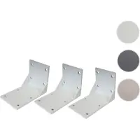 Mendler 3er-Set Deckenadapter für Kassetten-Markise T124, Deckenmontage Halterung Adapter weiß