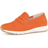 Gabor Comfort 42471-32 Damenslipper, Madarine, Leder, Slip On, City-Schuhe - Damenschuhe Slipper / Trotteur, Mehrfarbig, leder (samtchevreau)