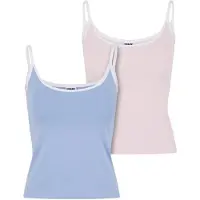 Urban Classics Muskelshirt "Ladies Contrast Basic Top 2-Pack" 1 Stk. tlg.