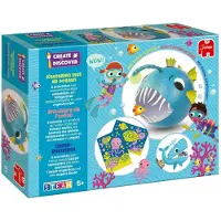 Jumbo Create & Discover - Ozean, Bastelset für Kinder, 5 Jahr(e), Papier, Mehrfarbig