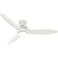 HUNTER FANS DC Deckenventilator Calabasas LP Weiss mit LED