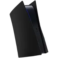 König Design Konsolen Cover Seitenplatten Faceplate PlayStation PS5 Kunststoff Disc Edition Ersatzhülle - Schutzhülle - Frontplatte Schwarz