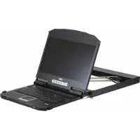 Aten CL3800NW FR Kurze Dual-Rail 18,5"-LCD-Konsole (USB HDMI DVI VGA) FR-Layout