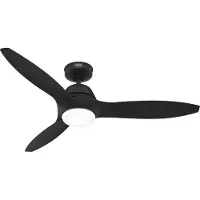 HUNTER FANS DC Deckenventilator Calabasas Schwarz mit LED
