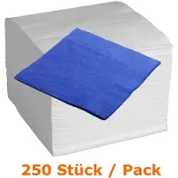 Hypafol Tafel-Servietten, blau, 3-lagig, 33 x 33 cm, Inhalt 250 Stück