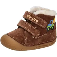 Lico Lauflernschuh "Lauflernschuh Sunny V", Jungen, Gr. 23, braun, Veloursleder, Schuhe Lauflernschuh