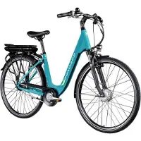 Zundapp Z600 City E Bike Damen 28 Zoll türkisblau
