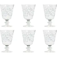 Excelsa set von 6 gläser Domus glas 8,5x8,5x13,5 cm transparent