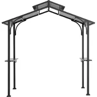 Sunjoy Stahl Grill Gazebo / Pavillon ECRINS - 153cm x 242cm, schwarz
