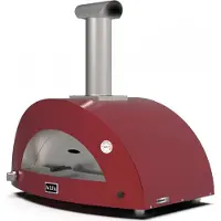 ALFA FORNI Moderno 3 Pizze Hybrid Antik Rot