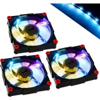 In Win Aurora RGB-LED Lüfter, 120mm, 3er Set