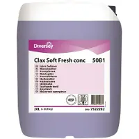 Diversey Clax Soft Fresh conc 50B1, Konzentrierter Weichspüler mit frischem Duft | Kanister (20 l)