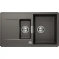 Schock Flächenbündige Spüle Mono D-150 FB 860 x 510 mm silverstone MOND150FBSIL