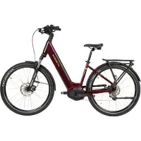 SAXONETTE "Trekkingrad Deluxe SUV easy (Wave)" 8 Gang Shimano ALTUS-8 Gänge Schaltwerk Kettenschaltung Mittelmotor 250 W Packung, (mit integr. Akku), Elektrofahrrad für Damen u. Herren