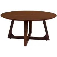 House Nordic Couchtisch - Walnussholzfurnier Ø 75 x 36 cm