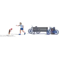 Busch A-Set: Hundefrisbee H0