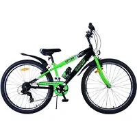 Volare Sportivo Kinderfahrrad für Jungen - 26 Zoll in Grün mit 7 Gängen 26116
