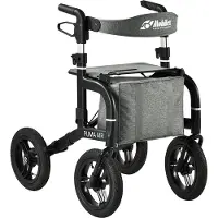 Mobilex Outdoor Rollator Puma Air mit Luftbereifung Leichtgewichtrollator fürs Gelände