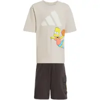 Adidas Sportswear The Simpsons T-shirt Set Wonder Beige Größe: 92 | Sportbekleidung Outlet | kids | Braun