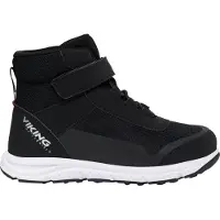 Viking Stiefel - Tex - Knöpfe Reflex Mid - Schwarz - - 27 - Stiefel