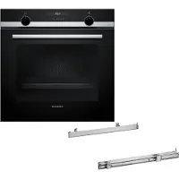 Siemens Einbau-Backofen HB517GBS3, inkl Clip-Auszug HZ538000