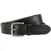 Camel active Gürtel aus echtem Leder in Schwarz | Gr.: S