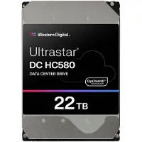 Western Digital Ultrastar DC HC580, 22 TB, 7200 RPM, 512 MB, 3.5", SATA