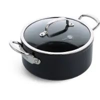 Greenpan Kochtopf Barcelona Pro mit keramischer Antihaftbeschichtung 24 cm