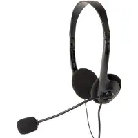 Gembird MHS-123, Kabelgebunden, Anrufe/Musik, 20 - 20000 Hz, 100 g, Kopfhörer, Schwarz