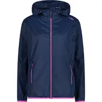 CMP Damen Regenjacke Pack Pocket mit Kapuze blau 46