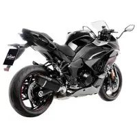 Leo Vince LV-14R Auspuffsystem mit EG-BE S/O 2-1 BL - NINJA 1000SX 20-