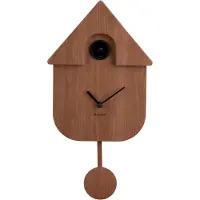 Karlsson - Kuckucksuhr Modern Cuckoo - Braun - 8.5x21.5x41cm