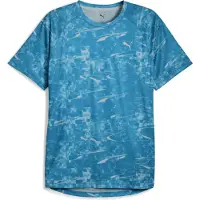 Puma Run Velocity AOP Shirt Blau, Größe S