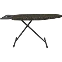 MSV Bügelbrett Bügeltisch Ärmelbrett Bügelablage 8 x Höhenverstellbar 162x46x90cm – Europe – matt schwarz