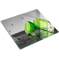 Tulup GLASPLATTE 60x52 cm Kalk im Wasser