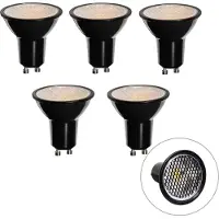 LUEDD Set mit 5 GU10 3-Stufen-Dimmbaren LED-Lampen 50mm Honey Rate 6W 400 lm 3000K