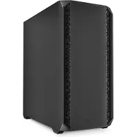 Sharkoon AK2, Midi Tower, PC, Schwarz, ATX, micro ATX, Mini-ITX, Metall, 17 cm