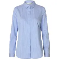 Selected Romie Striped Fitted Langarmhemd