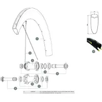 Mavic Cosmic Pro Carbon Sl C Disc Linke Speichen 12 Einheiten