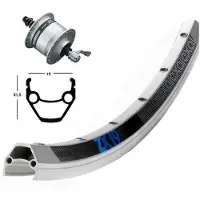 Exal Zx19 Qr Dynamo Shimano Dh3n30 Vorderrad