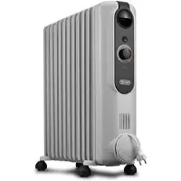De'Longhi 2500-watt-ölradiator, weiß Delonghi TRRSE1225