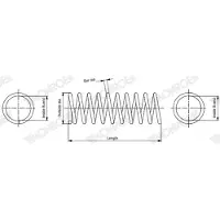 Monroe Fahrwerksfeder SPRINGS SP5182