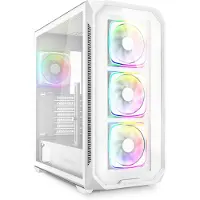 Sharkoon AK5G RGB, Midi Tower, PC, Weiß, ATX, micro ATX, Mini-ITX, Multi, Taschenlüfter