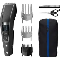 Philips 5000 series Hairclipper series 5000 HC5632/15 Abwaschbarer Haarschneider, Schwarz, 0,5 mm, 2,8 cm, 4,1 cm, Edelstahl, Akku