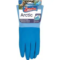 Spontex aus Baumwolle, Beschichtung: Naturlatex, Farbe: blau, Grösse: 8