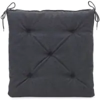 Gozze Sitzauflage "Darco Uni" 1 Stück, Maße: 40 x 40 x 4 cm, mit Füllung, mit Bindebändern