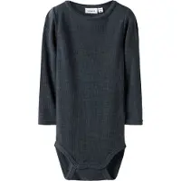 Name it Body l/ä - Wolle - Rib - Noos - NbnWax - Ombre Blue - - 50 - Body L/Ä