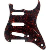 Fender Strat Pickguard 8-h 4ply tort.