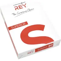 Rey Multifunktionspapier SUPERIOR, DIN A4, 80 g/qm weiss, blanko, für Inkjet-, Laserdrucker und Kopierer