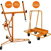 MonsterShop Plattenheber 3.5m & Wagen